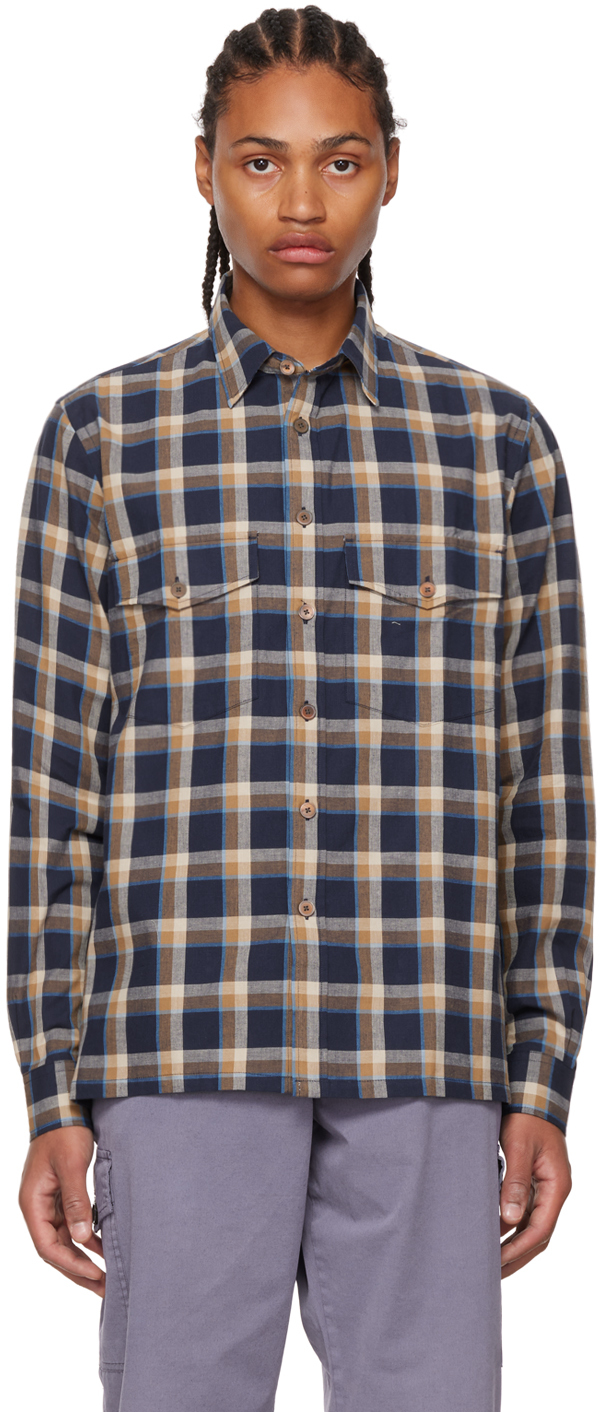 PS by Paul Smith Navy Check Shirt
