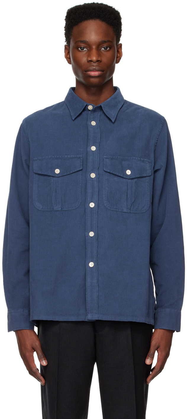 PS by Paul Smith Blue Pocket Shirt
