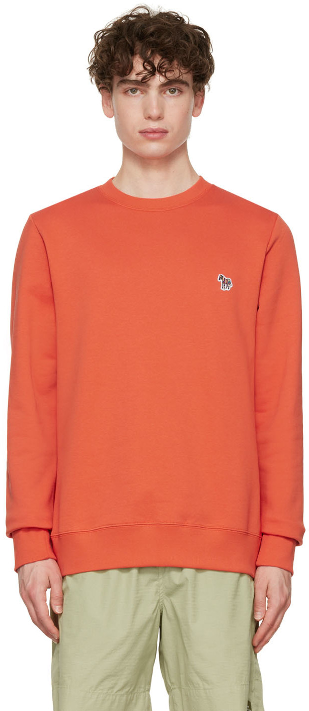 PS by Paul Smith Orange Zebra Sweatshirt