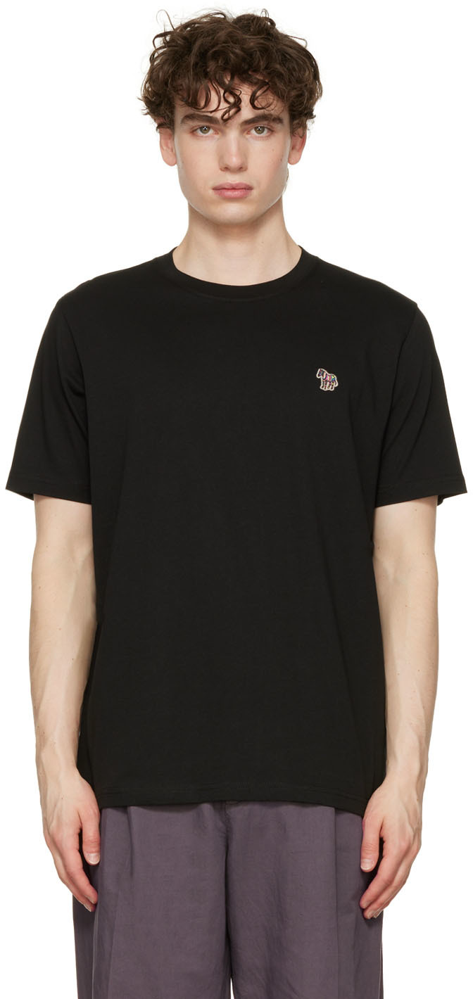 Black Zebra T-Shirt by PS by Paul Smith on Sale