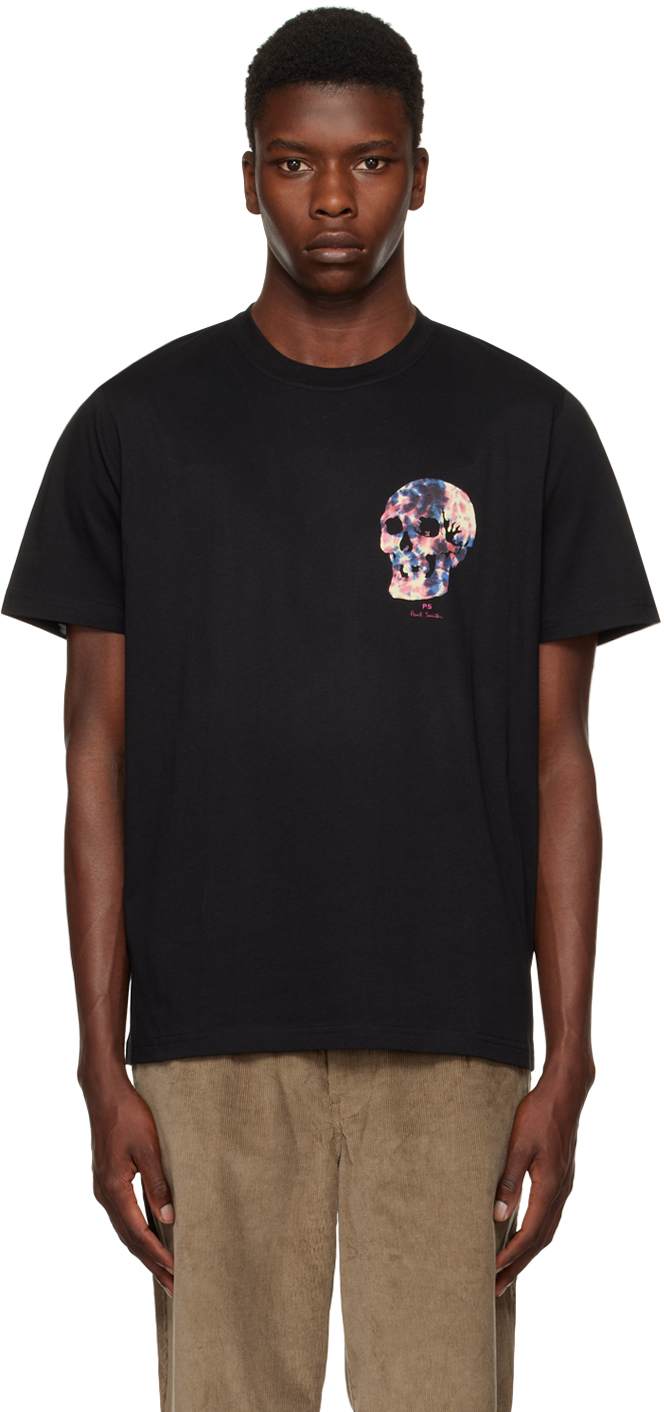 Black Skull T-Shirt by PS by Paul Smith on Sale