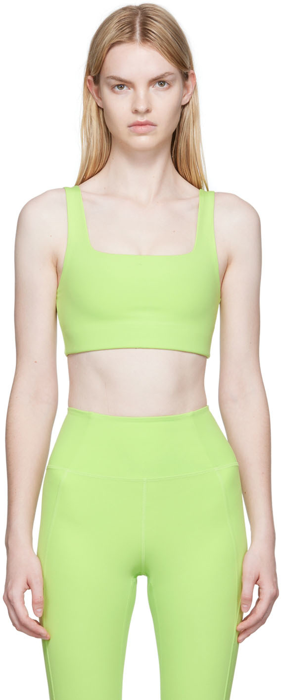 Girlfriend Collective Green Tommy Sports Bra Girlfriend Collective