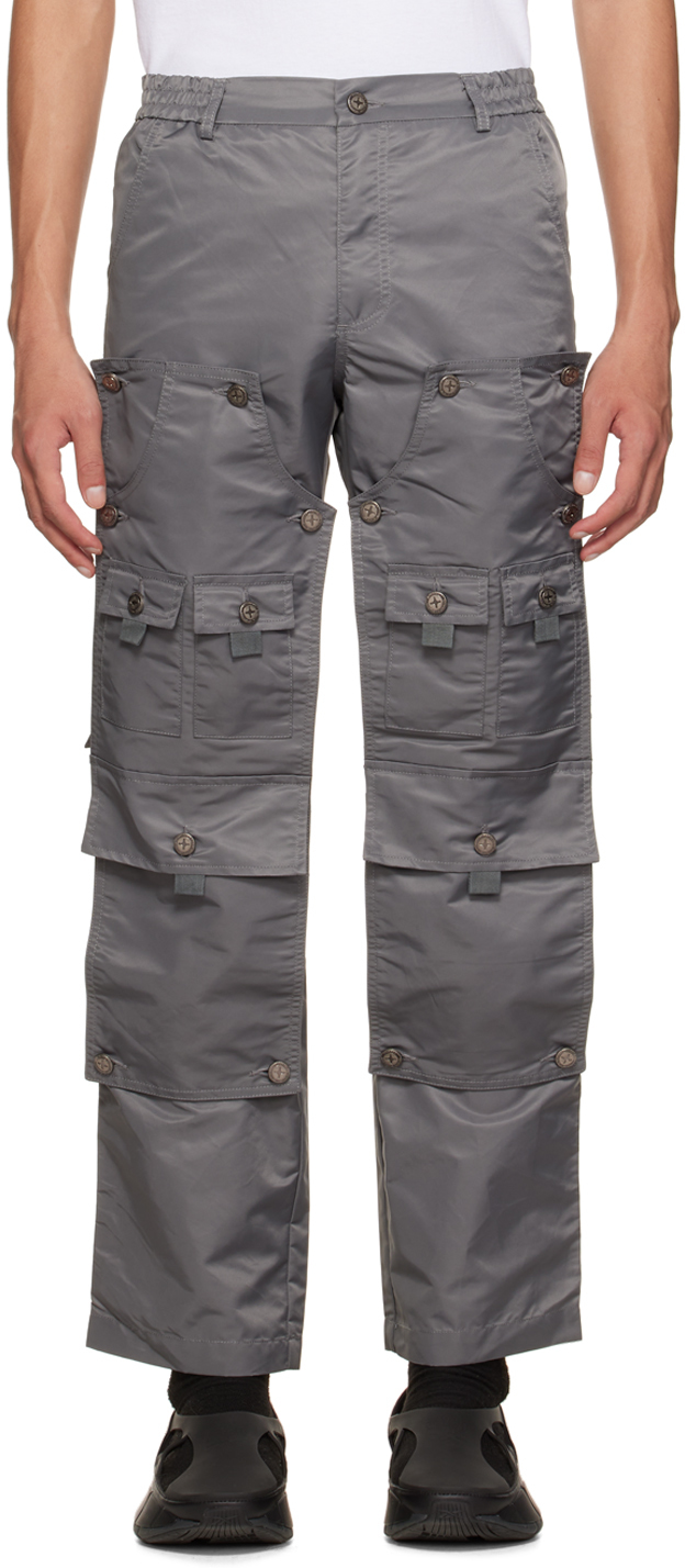 SSENSE Men Clothing Pants Cargo Pants Convertible Double Knee Cargo Pants 