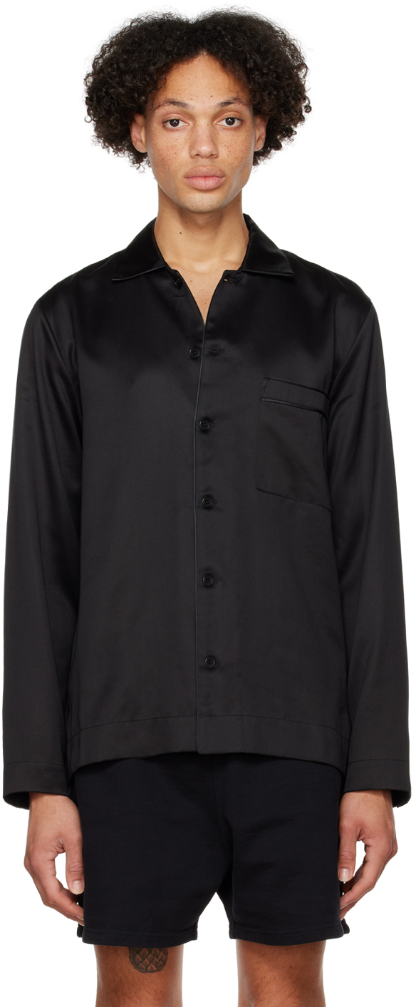 CDLP: Black Home Pyjama Shirt | SSENSE