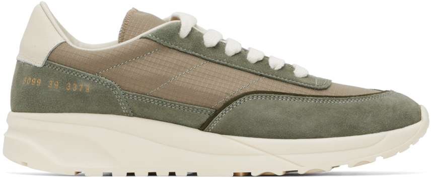 Common Projects: Khaki Track 80 Sneakers | SSENSE