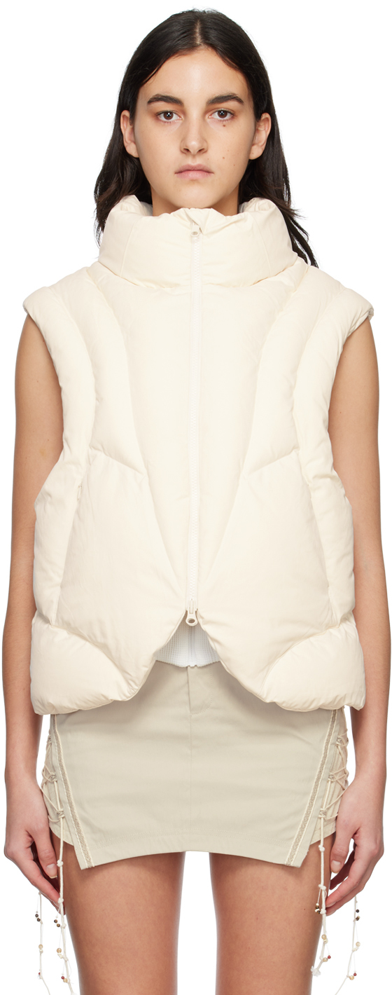 Off-White Padded Reversible Vest