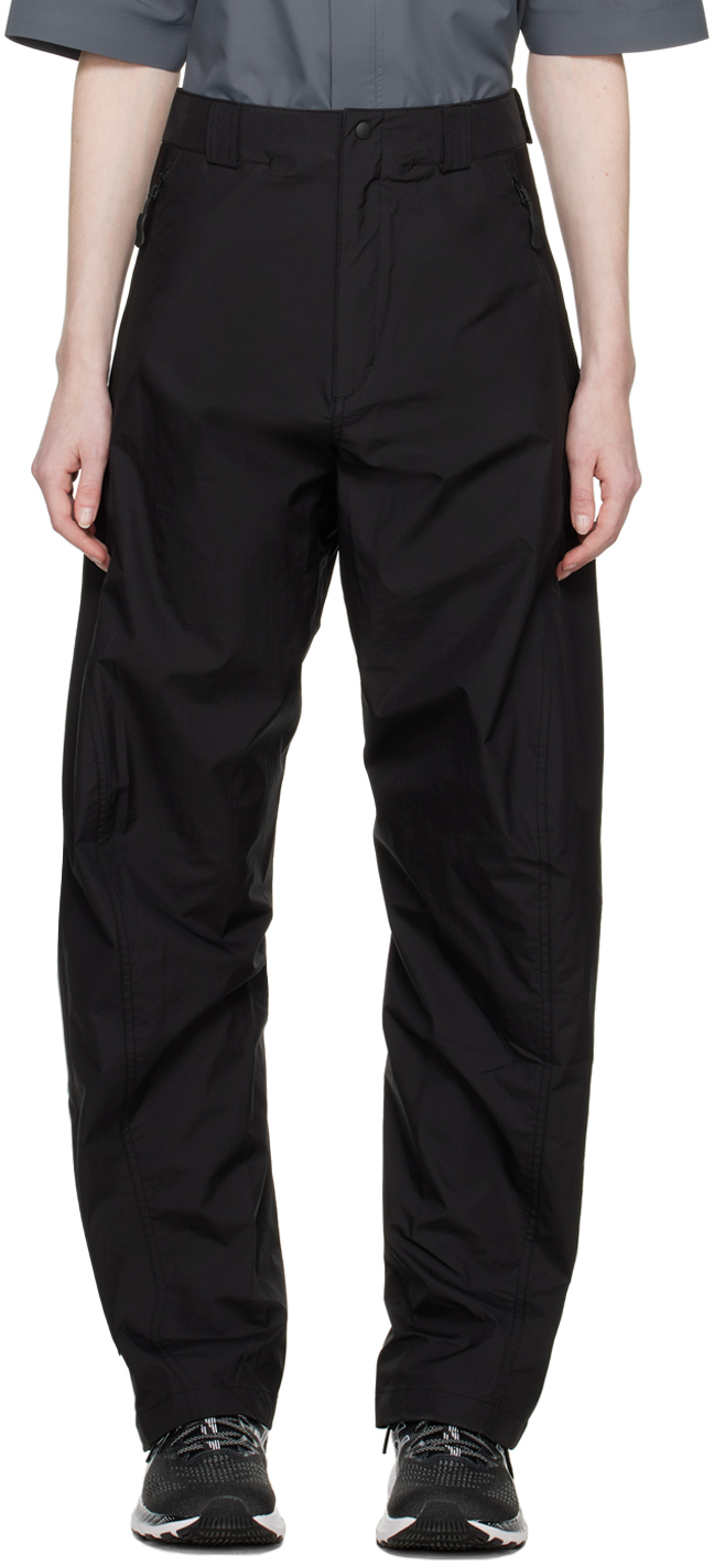 Black Shell Trousers by Hyein Seo on Sale