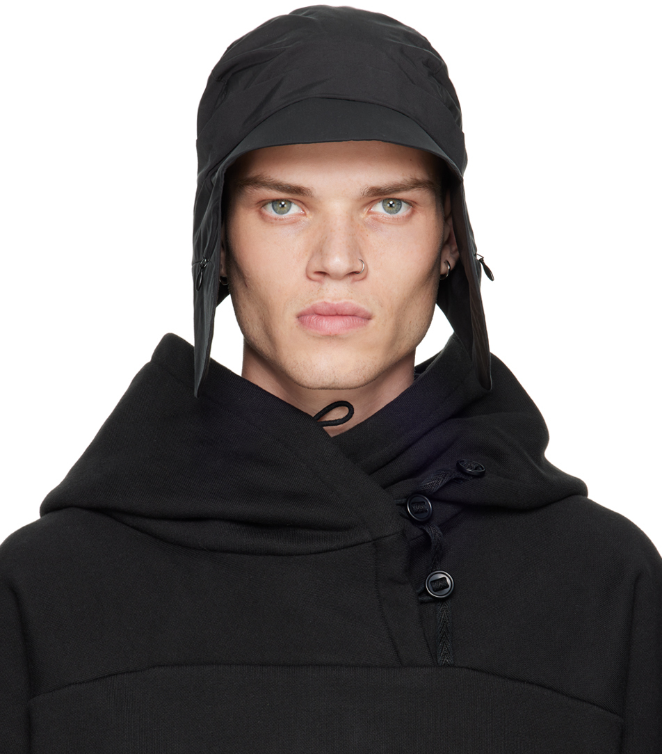 帽子 Hyein seo graphic hood Hyein Seo Black Flap Hat | ModeSens