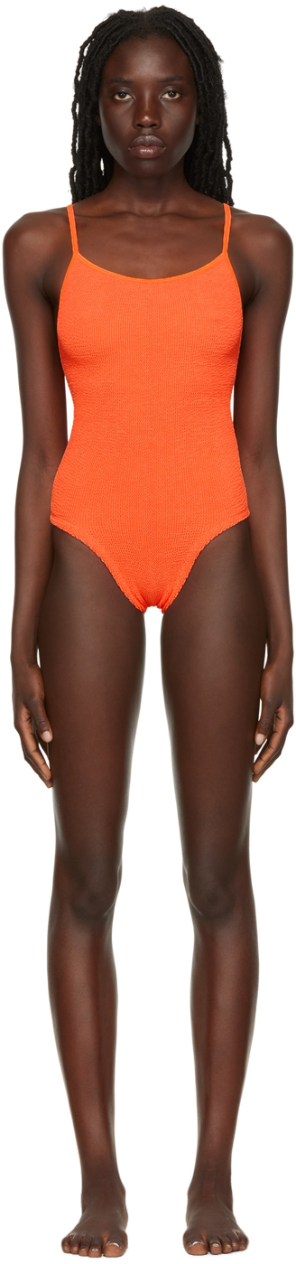 Hunza G Orange Pamela One-Piece Swimsuit