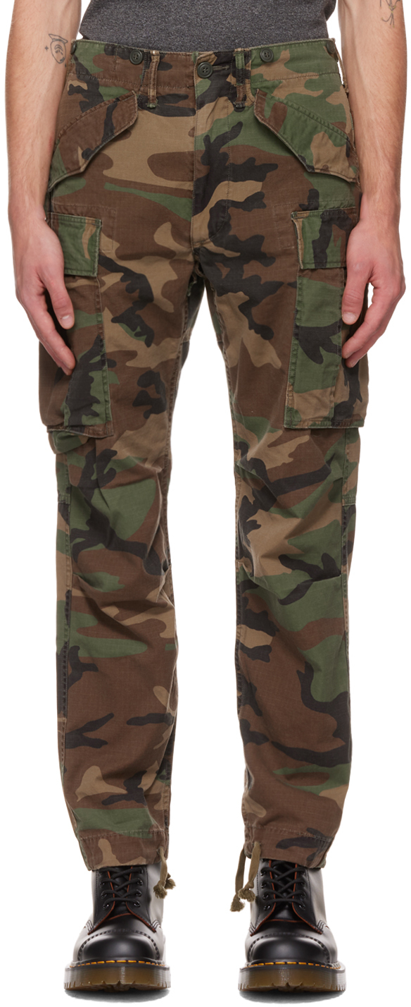 RRL Khaki Regiment Cargo Pants