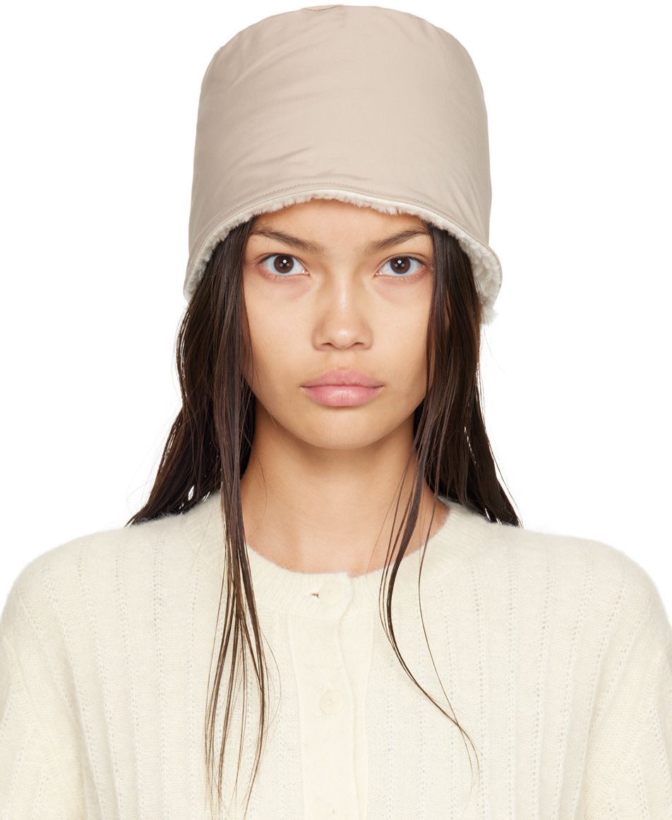Chapeau Bob Réversible Bosideng – Protection Solaire UPF100+, Imperméable, Beige, 100% Nylon
