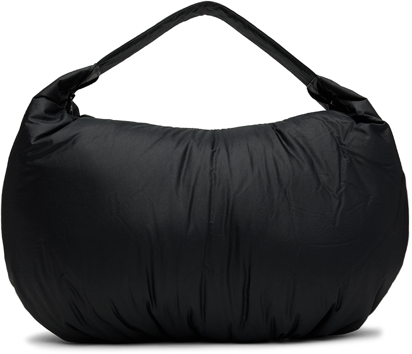 black padded shoulder bag