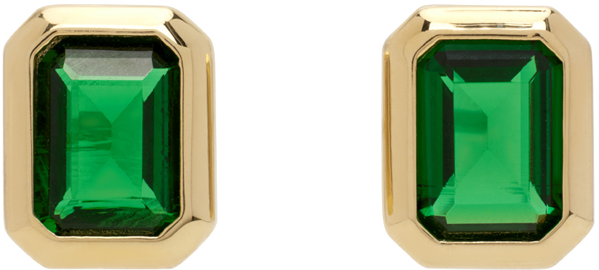 Gold & Green #3145 Earrings