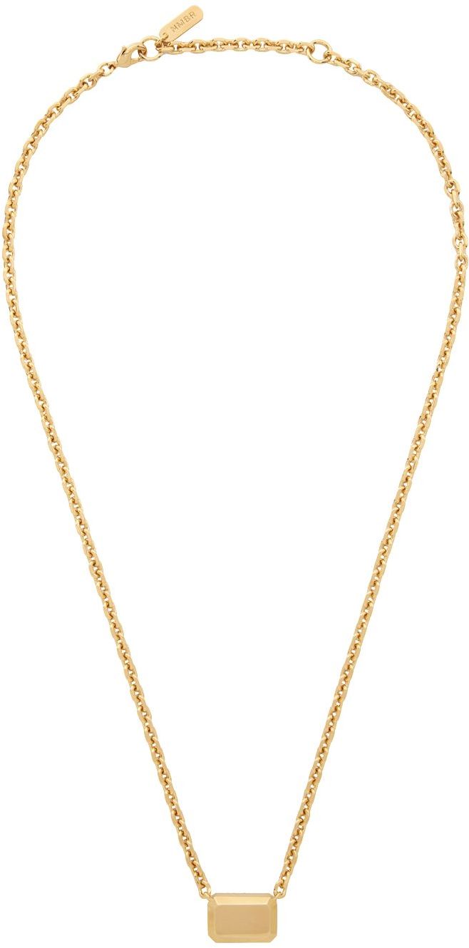 Numbering: Gold #5780 Necklace | SSENSE