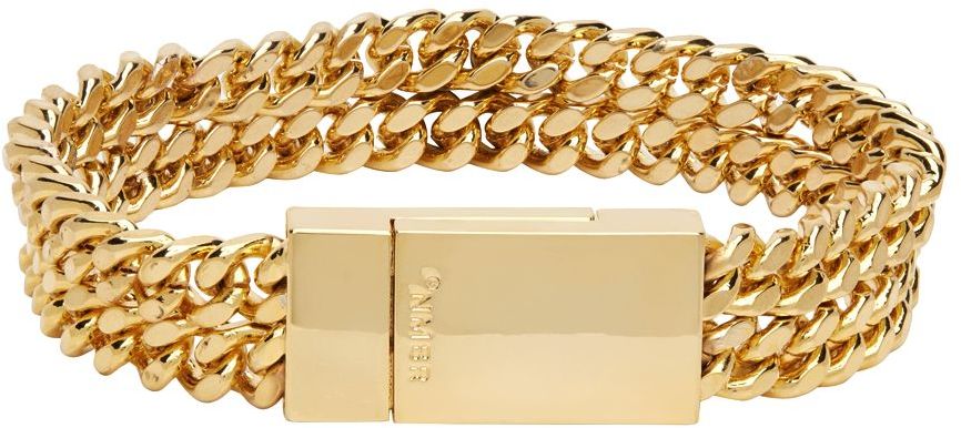 Numbering SSENSE Exclusive Gold #5903 Bracelet