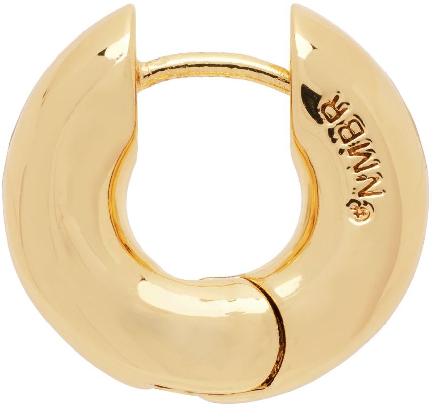 SSENSE Men Accessories Jewelry Earrings Hoop SSENSE Exclusive #3108 Hoop Earring 