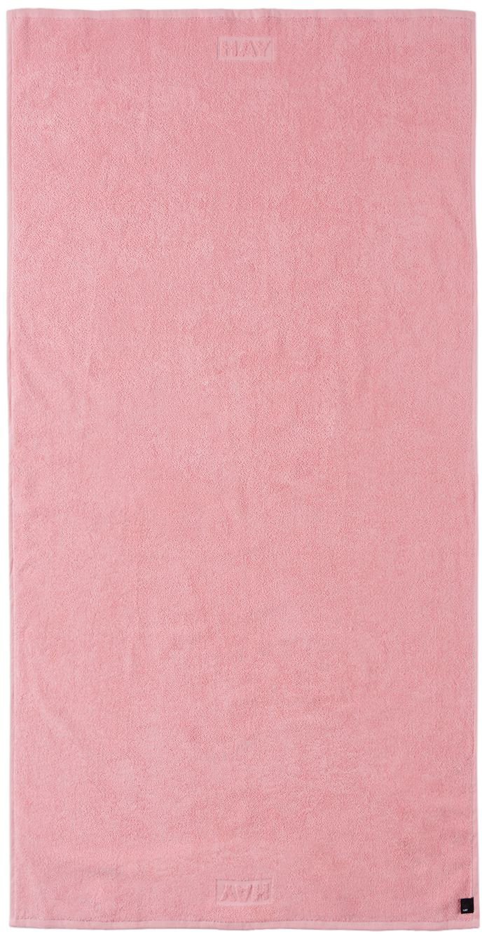 Pink Mono Bath Towel