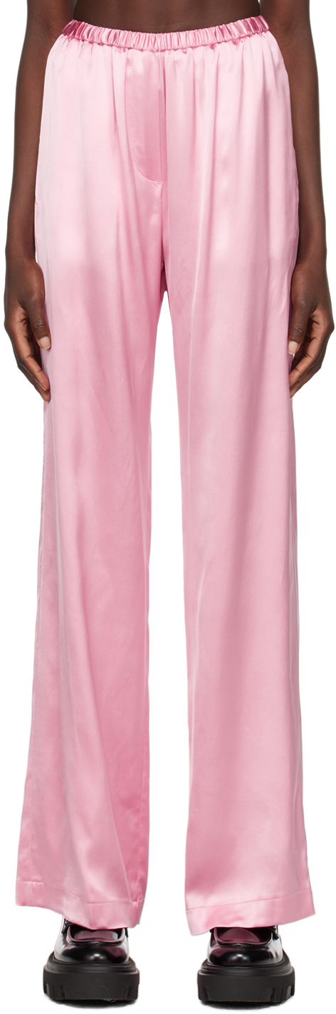 Msgm Pink Pj Trousers In 11 Pastel Pink