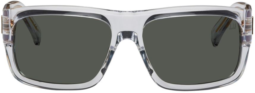 Transparent Rectangular Sunglasses