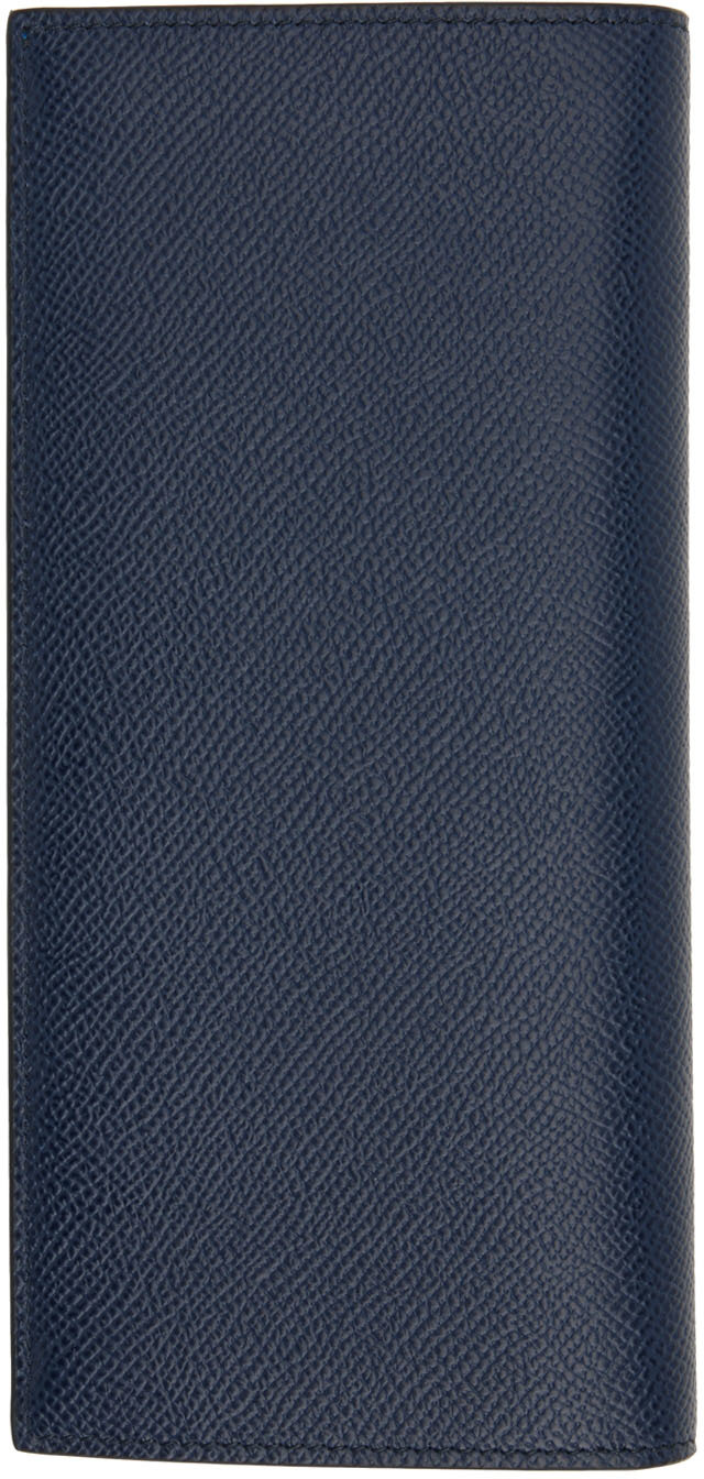 DUNHILL NAVY CADOGAN COAT WALLET