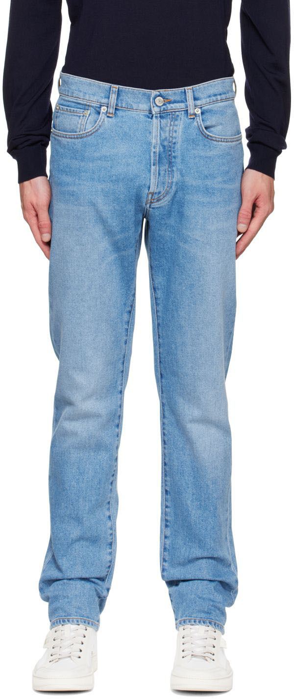Dunhill Blue Relaxed Straight Jeans | Smart Closet