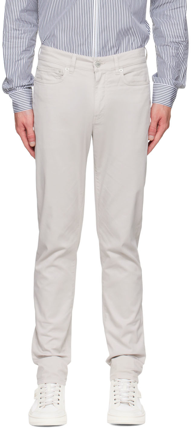 Gray Cotton Trousers