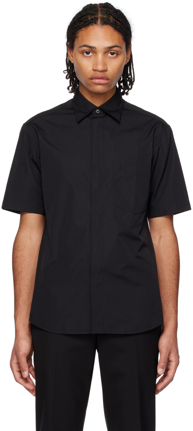Chemise Noire Manches Longues – Style Gothique, Cosplay, Prêtre – Pour Halloween Ou Déguisement - 4