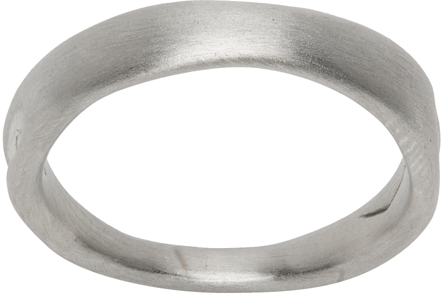 Deflated Ssense Uomo Accessori Gioielli Anelli Ring Do Not Inflate 