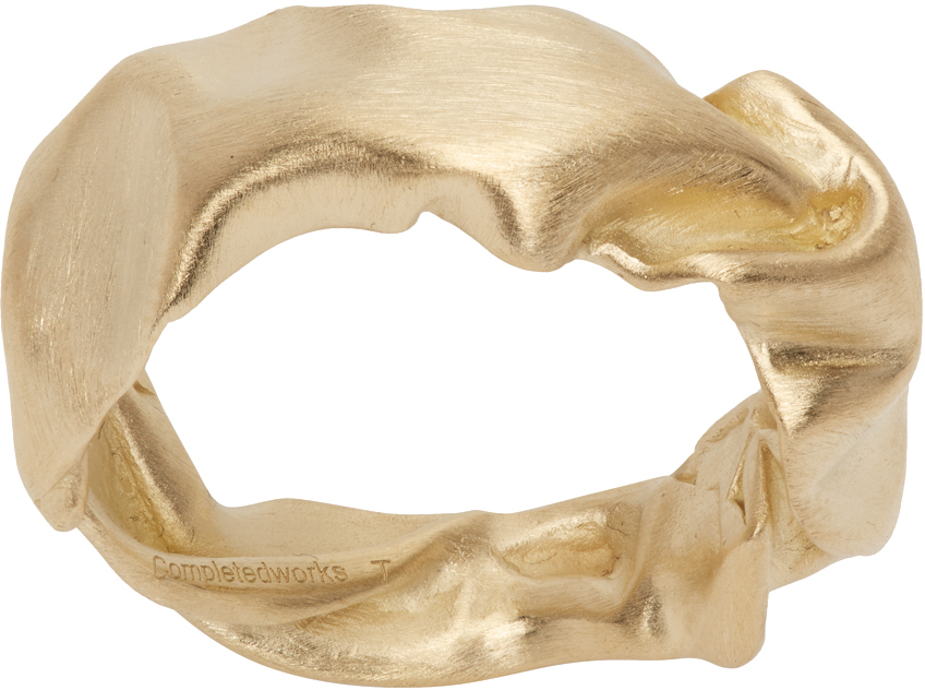 Completedworks Gold Fold Ring