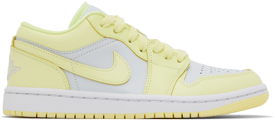 jordans yellow and white