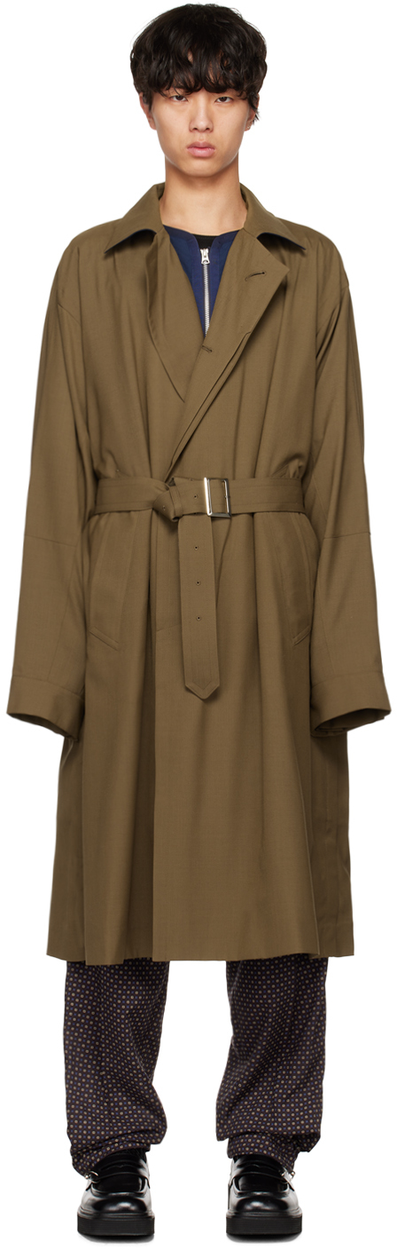 Khaki Suiting Coat