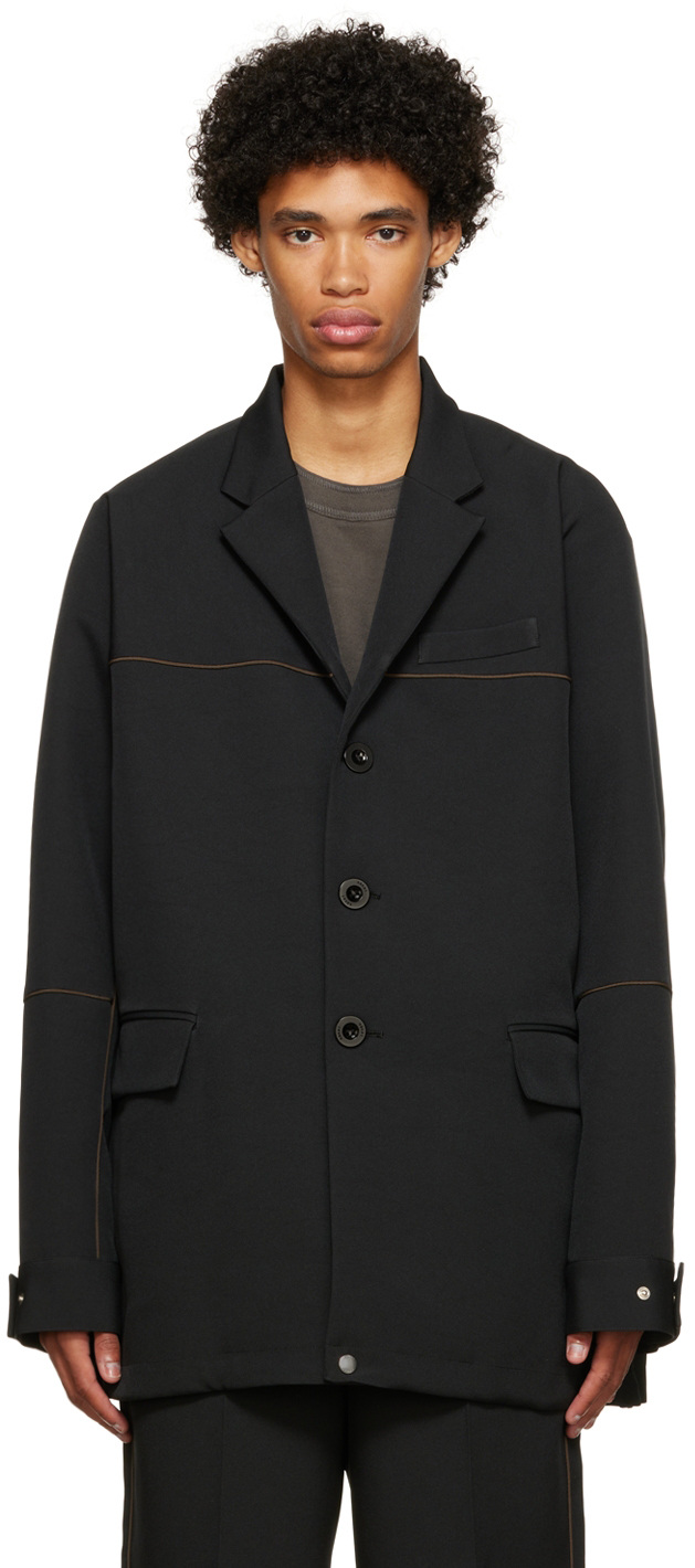 Black Twill Coat