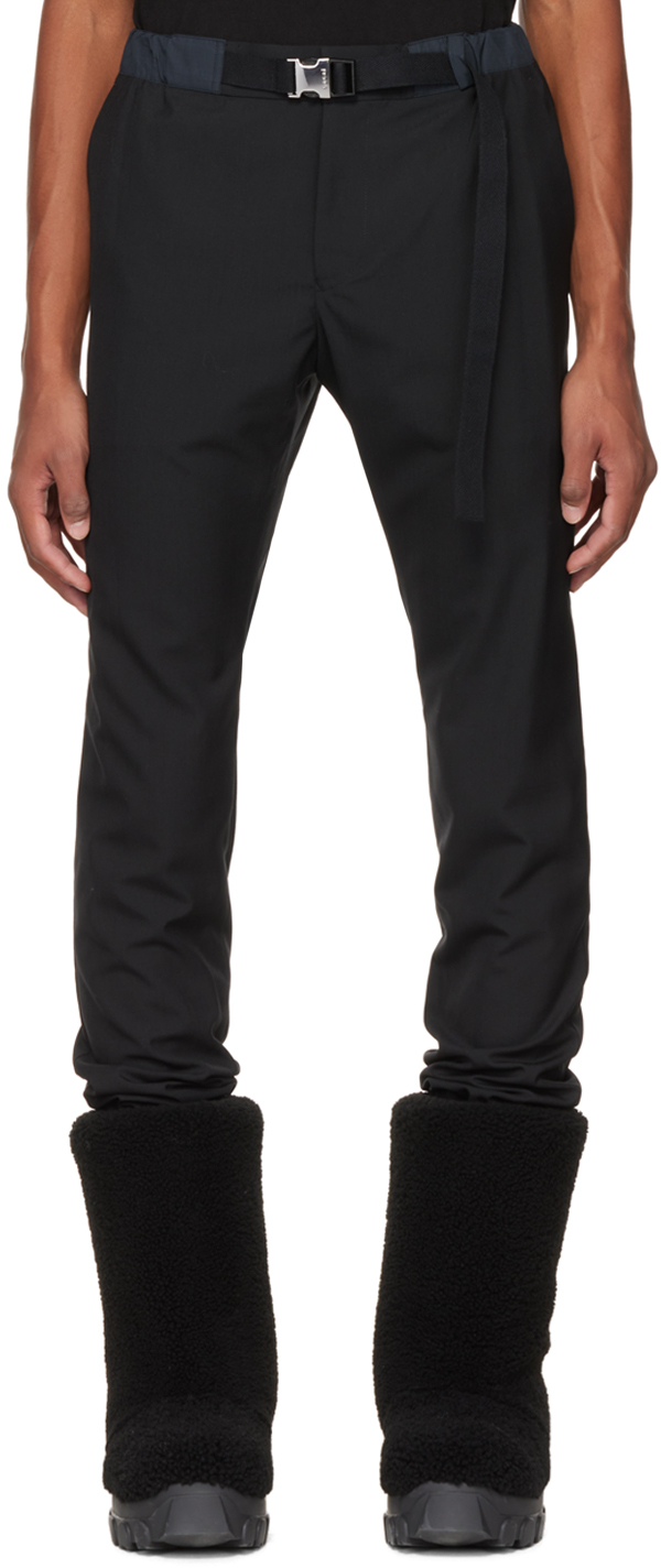 sacai Black Belted Trousers