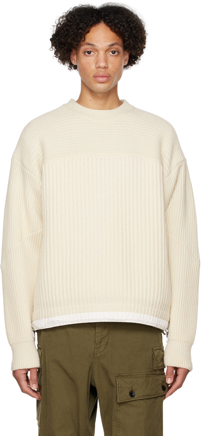 sacai Off-White Sports Mix Sweater