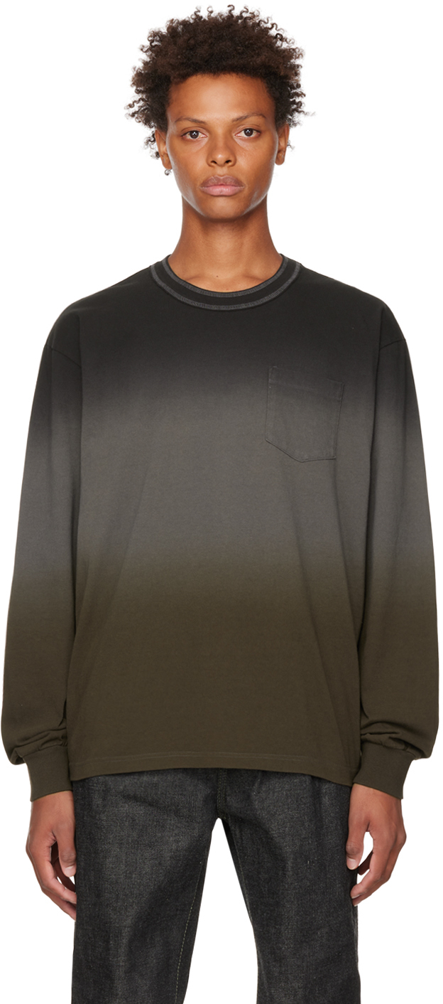 Ssense Uomo Abbigliamento Top e t-shirt Top Gray Dylan Long Sleeve T-Shirt 