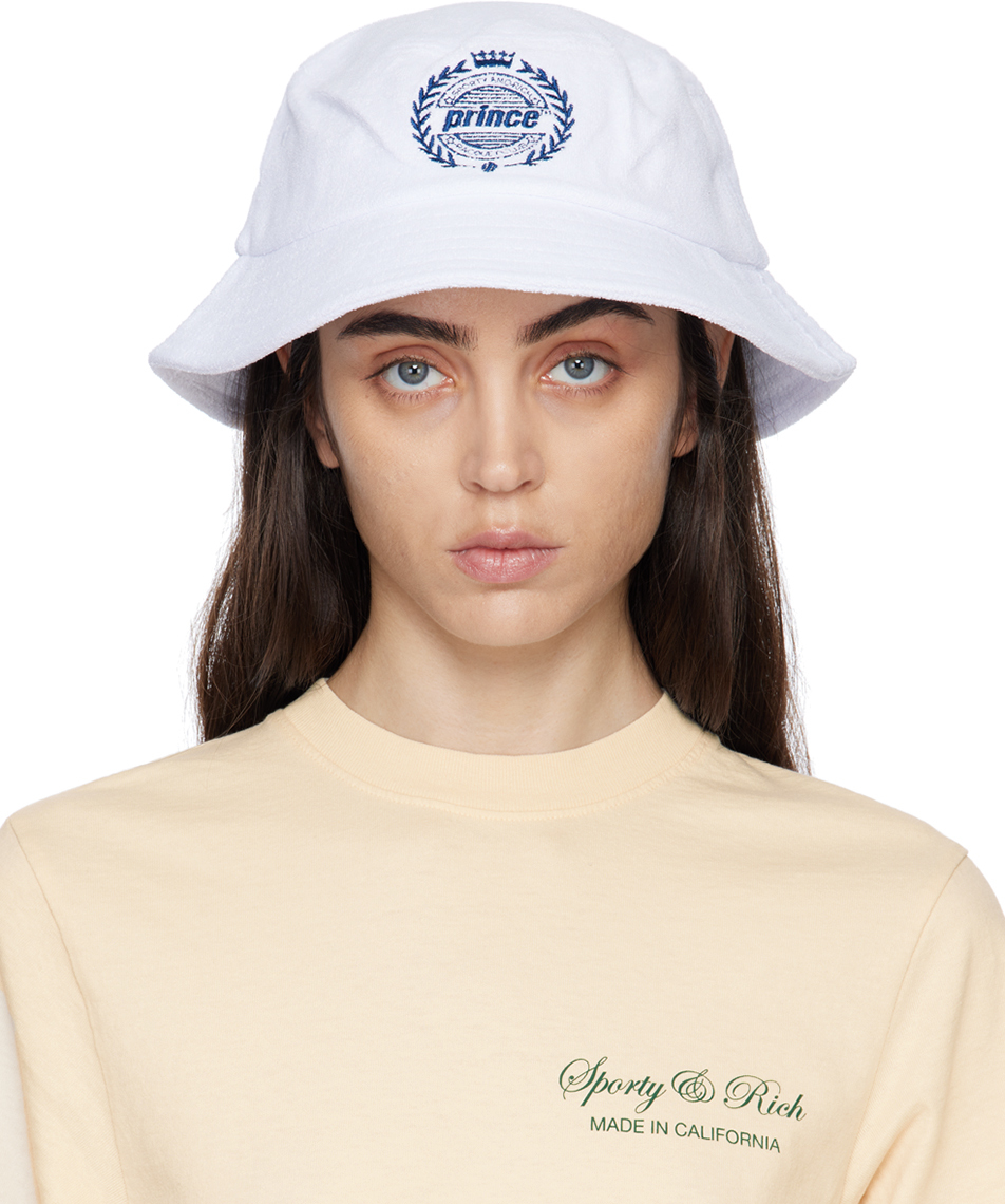 White Prince Edition Crest Bucket Hat Ssense Uomo Accessori Cappelli e copricapo Cappelli Cappello Bucket 