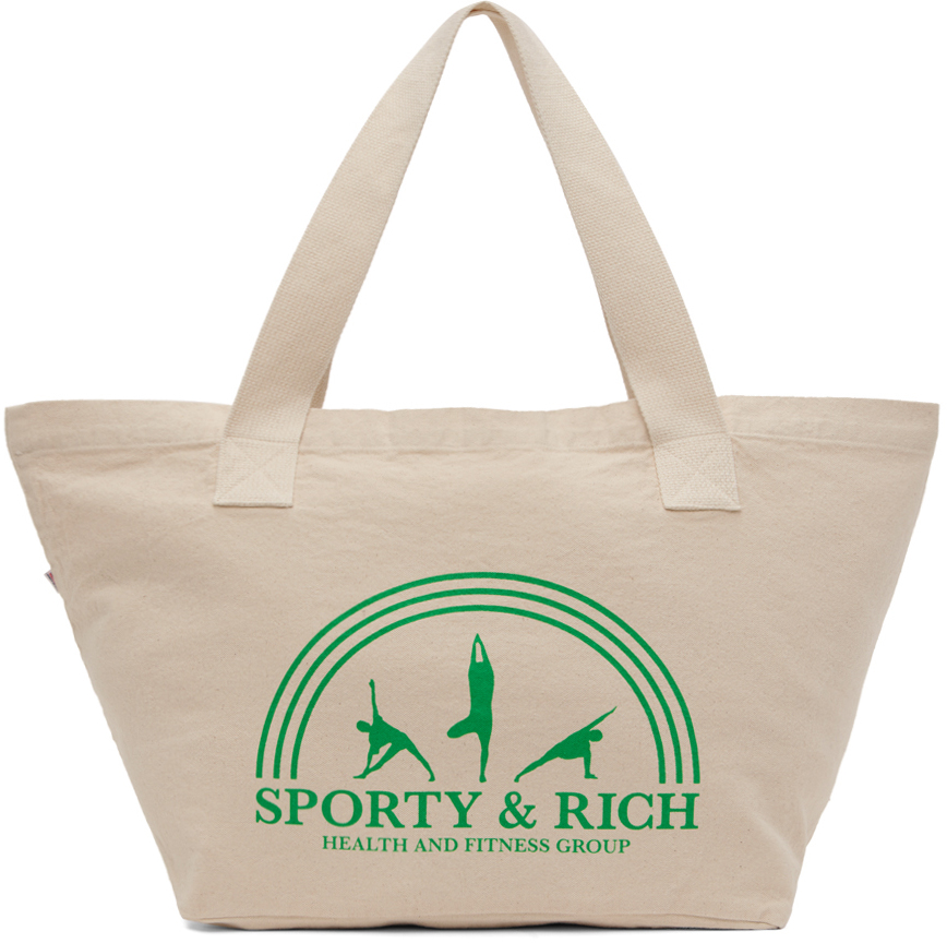 Sporty & Rich large logo-print tote bag | Smart Closet
