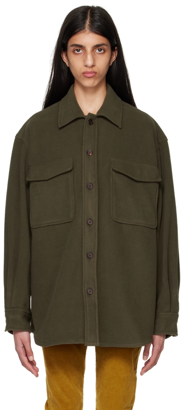 Khaki Polyester Jacket