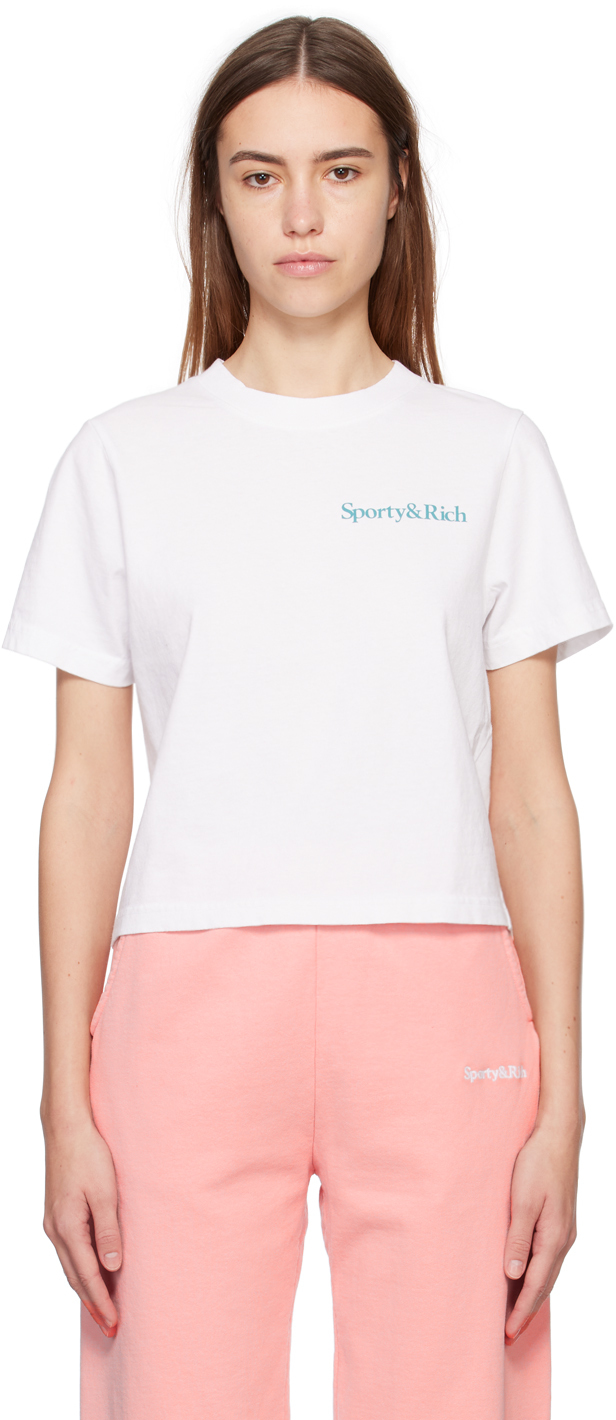 Sporty & Rich White New Health T-Shirt