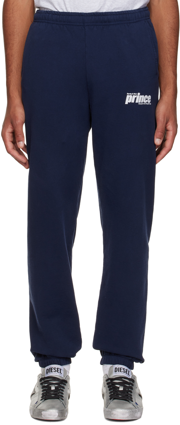 Sporty & Rich Navy Prince Sporty Lounge Pants