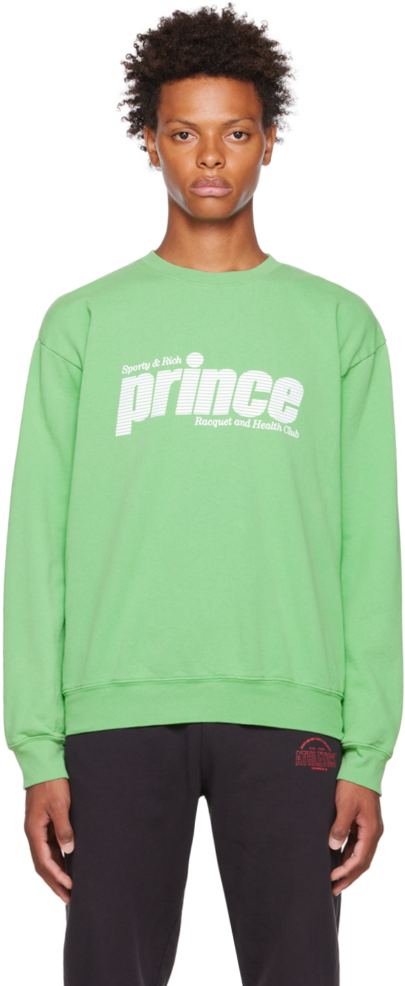Sporty & Rich Green Prince Edition Sporty Sweatshirt