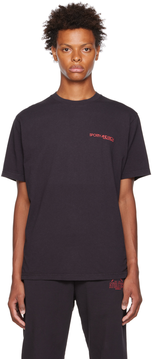 Sporty & Rich Black Disco T-Shirt