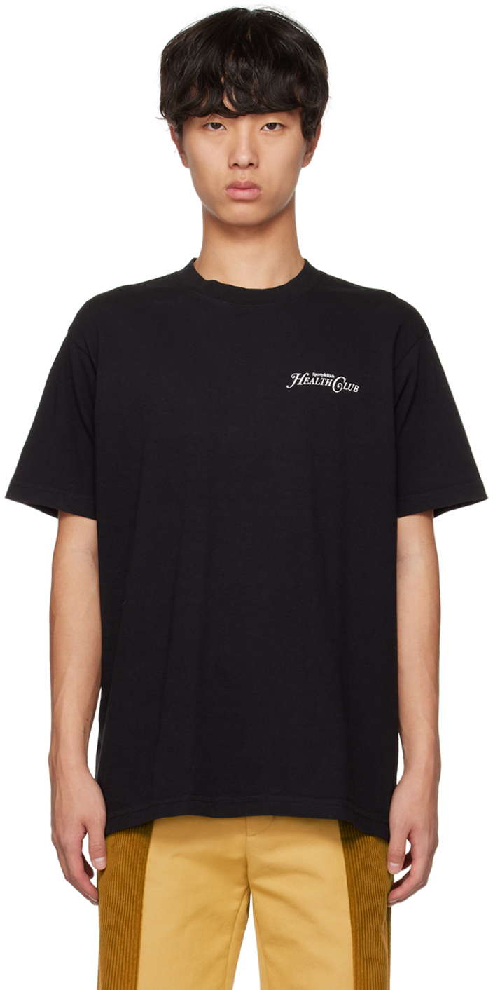 Sporty & Rich: Black Rizzoli T-Shirt | SSENSE
