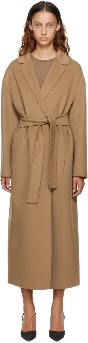 Brown Virgil Coat by S Max Mara on Sale