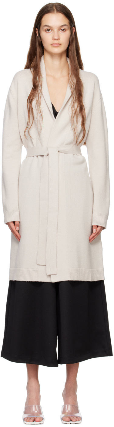 Donder Guggenheim Museum Oefening Off-White Oregon Cardigan by S Max Mara on Sale
