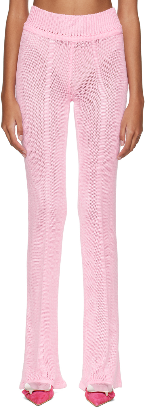 Lado Bokuchava SSENSE Exclusive Pink Acrylic Lounge Pants