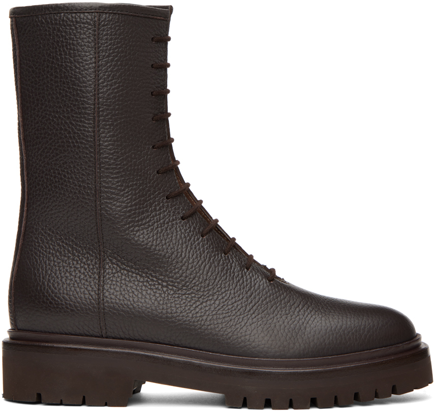 Bottes Militaires Américaines McRae Taille 12 (46) - Cuir Véritable - Occasion