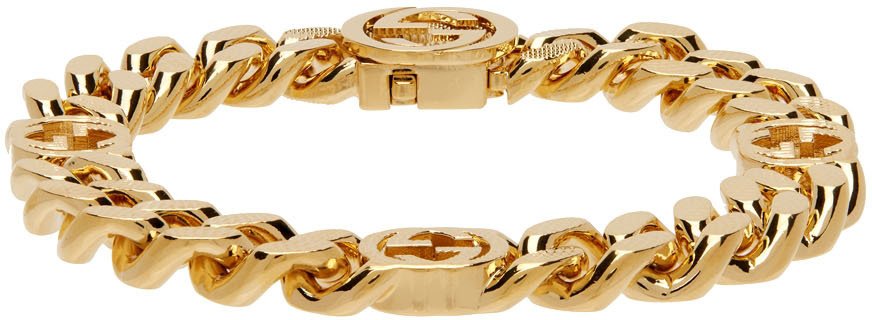 Gold Interlocking G Bracelet