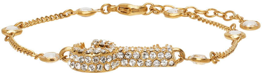 Gucci Gold Double G Key Bracelet