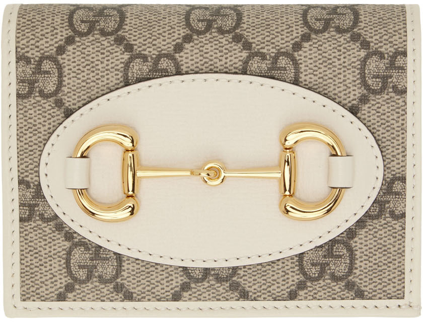 Gucci OffWhite 1995 Horsebit Card Holder SSENSE Canada